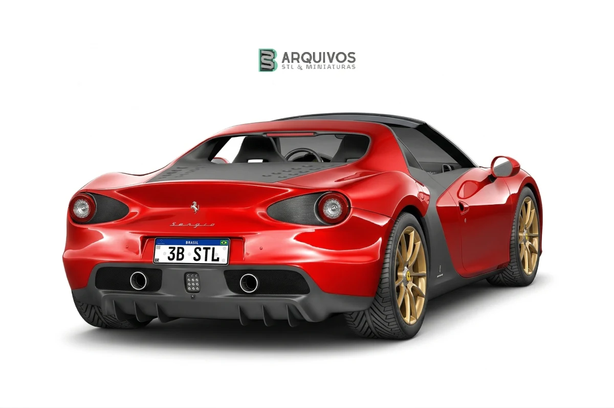 Modelo 3D STL - Ferrari Sergio 2015 — foto 5